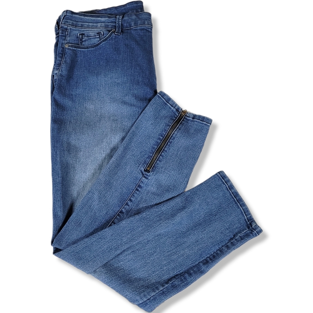 Not your daughter's jeans size 18 ankle zip medium wash NYDJ WOMEN'S